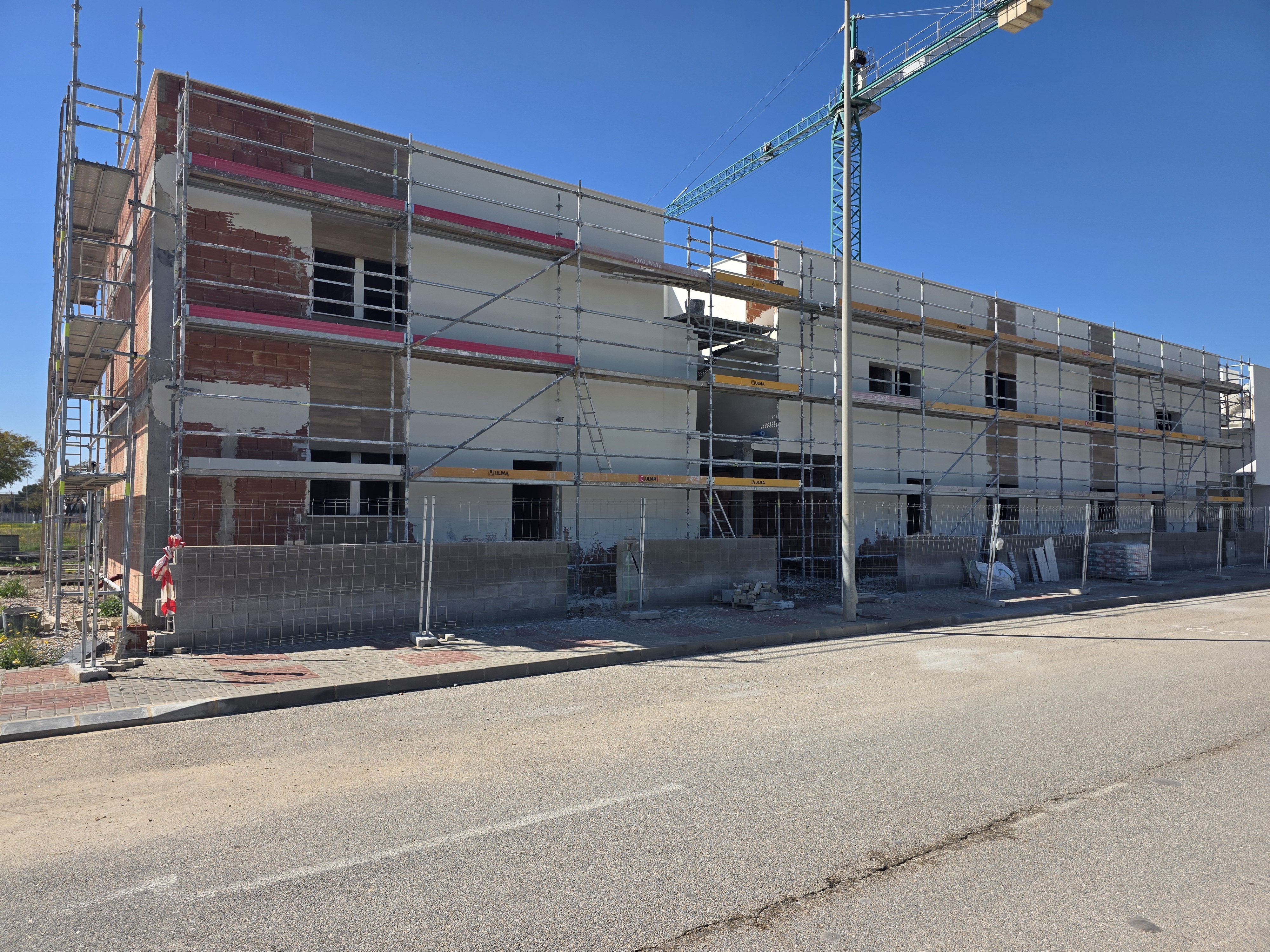 Construcción con medidas de seguridad